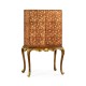 Red Chinoiserie Drinks Cabinet
