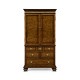 Walnut gentleman's wardrobe