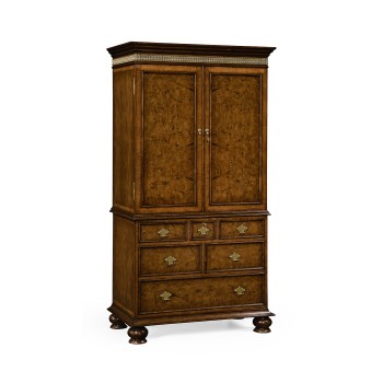 Walnut gentleman's wardrobe
