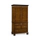 Walnut gentleman's wardrobe