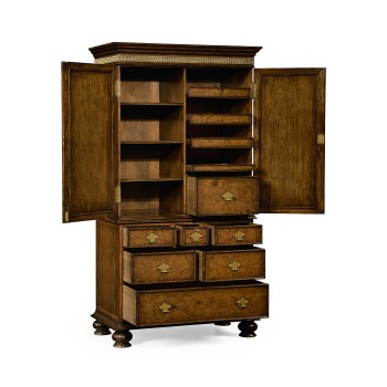 Walnut gentleman's wardrobe