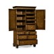 Walnut gentleman's wardrobe