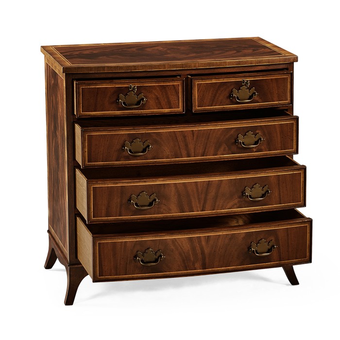Buckingham Mahogany Bedside Chest of Drawers