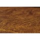 Crotch walnut buffet or serving table with brass gallery