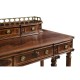 Buffet or Serving Table with Brass Gallery (Mahogany)