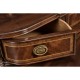 Buffet or Serving Table with Brass Gallery (Mahogany)