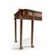 Buffet or Serving Table with Brass Gallery (Mahogany)