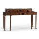 Buffet or Serving Table with Brass Gallery (Mahogany)