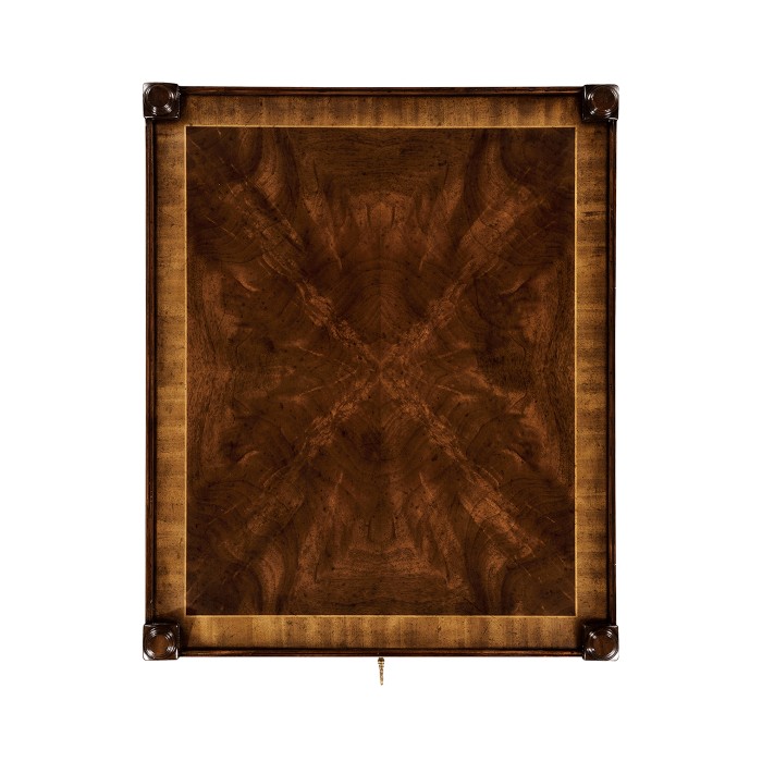 Regency Style Square Side Table (Mahogany)