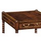 Regency Style Square Side Table (Mahogany)