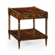 Regency Style Square Side Table (Mahogany)