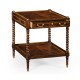 Regency Style Square Side Table (Mahogany)