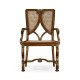 Continental chair with panelled caned back (Arm)