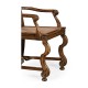 Continental chair with panelled caned back (Arm)