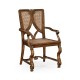 Continental chair with panelled caned back (Arm)