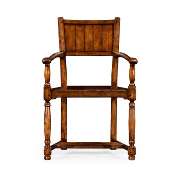Planked walnut chair (Arm)