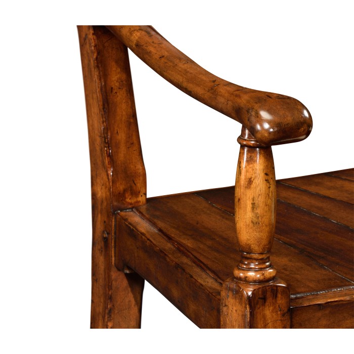 Planked walnut chair (Arm)