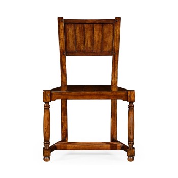 Planked walnut chair (Side)