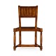 Planked walnut chair (Side)