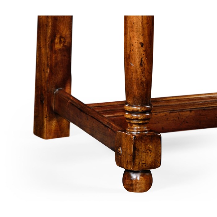 Planked walnut chair (Side)