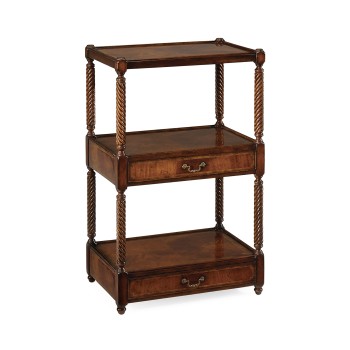 Regency Style Mahogany Three-Tier Étagère (Narrow)
