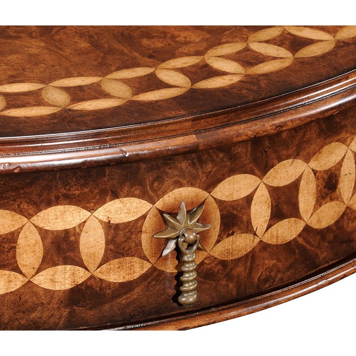 Rope twist round side table