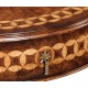 Rope twist round side table