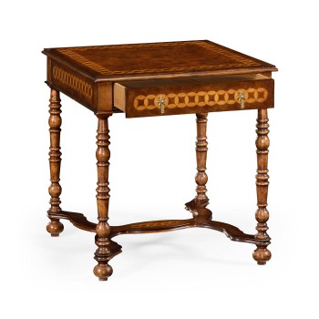 Rope twist square side table (large)