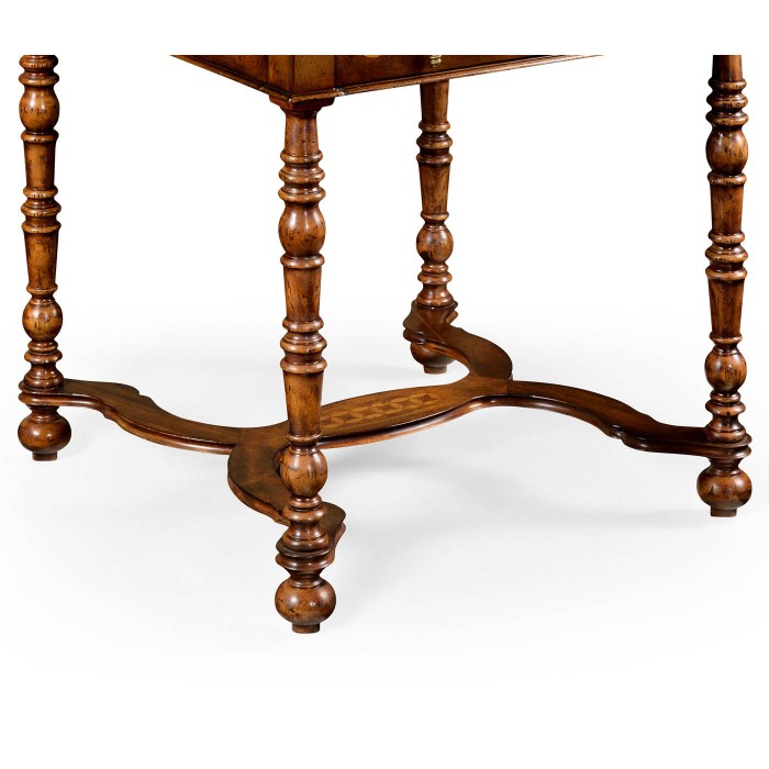 Rope twist square side table (large)