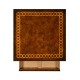 Rope twist square side table (large)