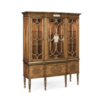 Satinwood Display Cabinet