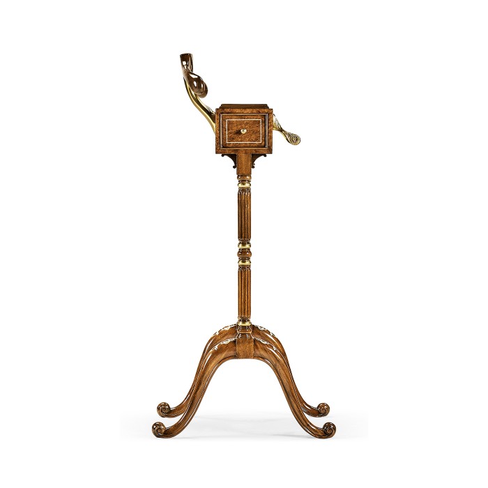 Burl & Mother of Pearl Valet Stand