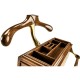 Burl & Mother of Pearl Valet Stand