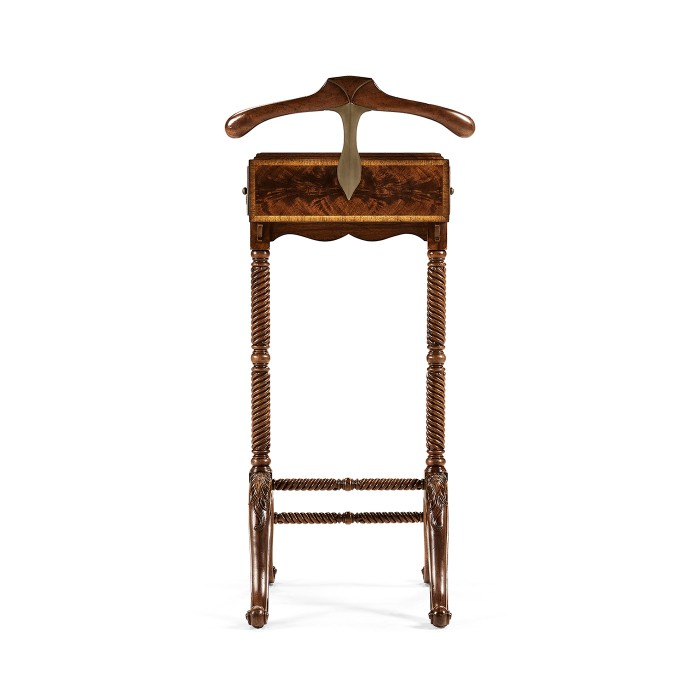 Mahogany Valet Stand with Stud Box