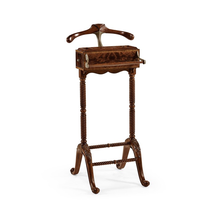 Mahogany Valet Stand with Stud Box