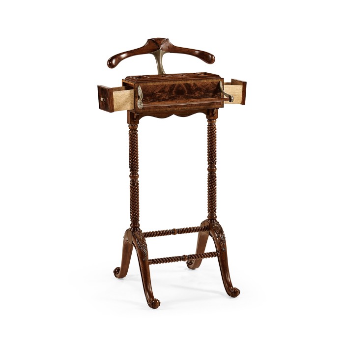 Mahogany Valet Stand with Stud Box