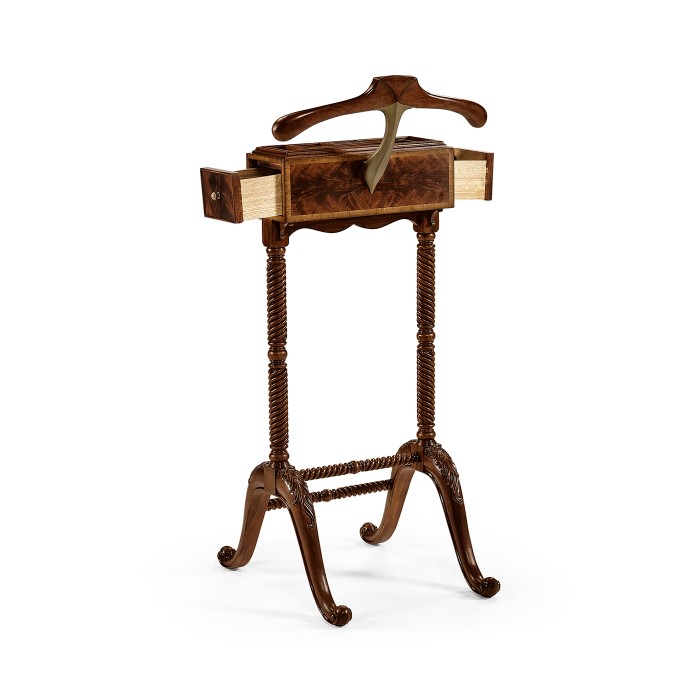 Mahogany Valet Stand with Stud Box