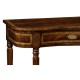 Serpentine Mahogany Console Table