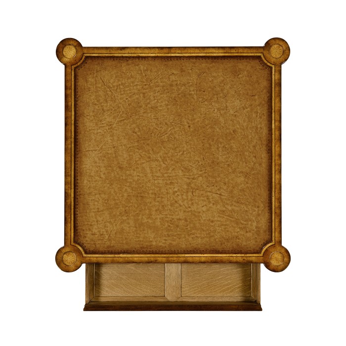 Rope veneered square side table