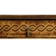 Rope veneered square side table