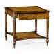 Rope veneered square side table