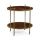 Brass Mounted Serving Table