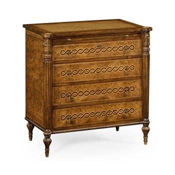 Rope twist chest of drawers
