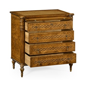 Rope twist chest of drawers