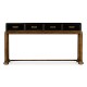 Black painted console (no butterflies)