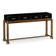 Black painted console (no butterflies)