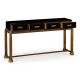 Black painted console (no butterflies)