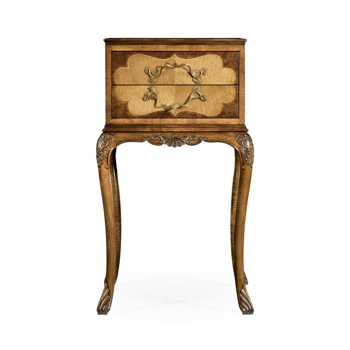 Satinwood Tray Lamp Table