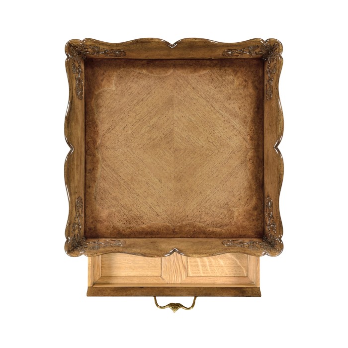 Satinwood Tray Lamp Table