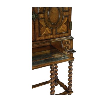 William & Mary Walnut & Oyster Drinks Cabinet
